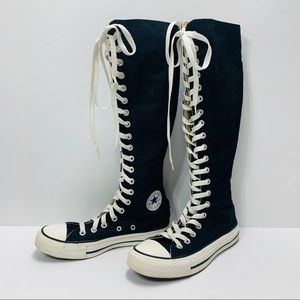 CONVERSE | Knee High Chuck Taylor’s Black White